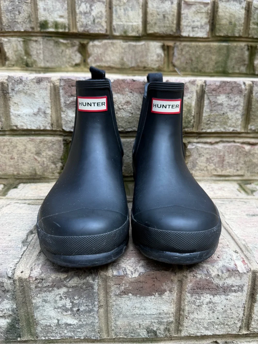 Hunter Original Chelsea Black Waterproof Rain Boots Women’s 11